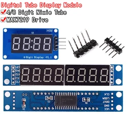 TM1637 4 bit MAX7219 modulo Display LED digitale a 8 bit 7 segmenti orologio da 0.36 pollici tubo anodico rosso quattro Driver seriale