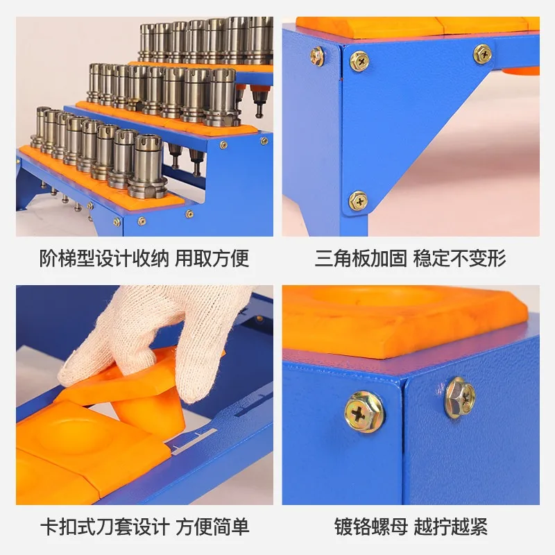 machining center numerical control tool bt30bt40 tool holder splicing three-layer tool holder (without tool)