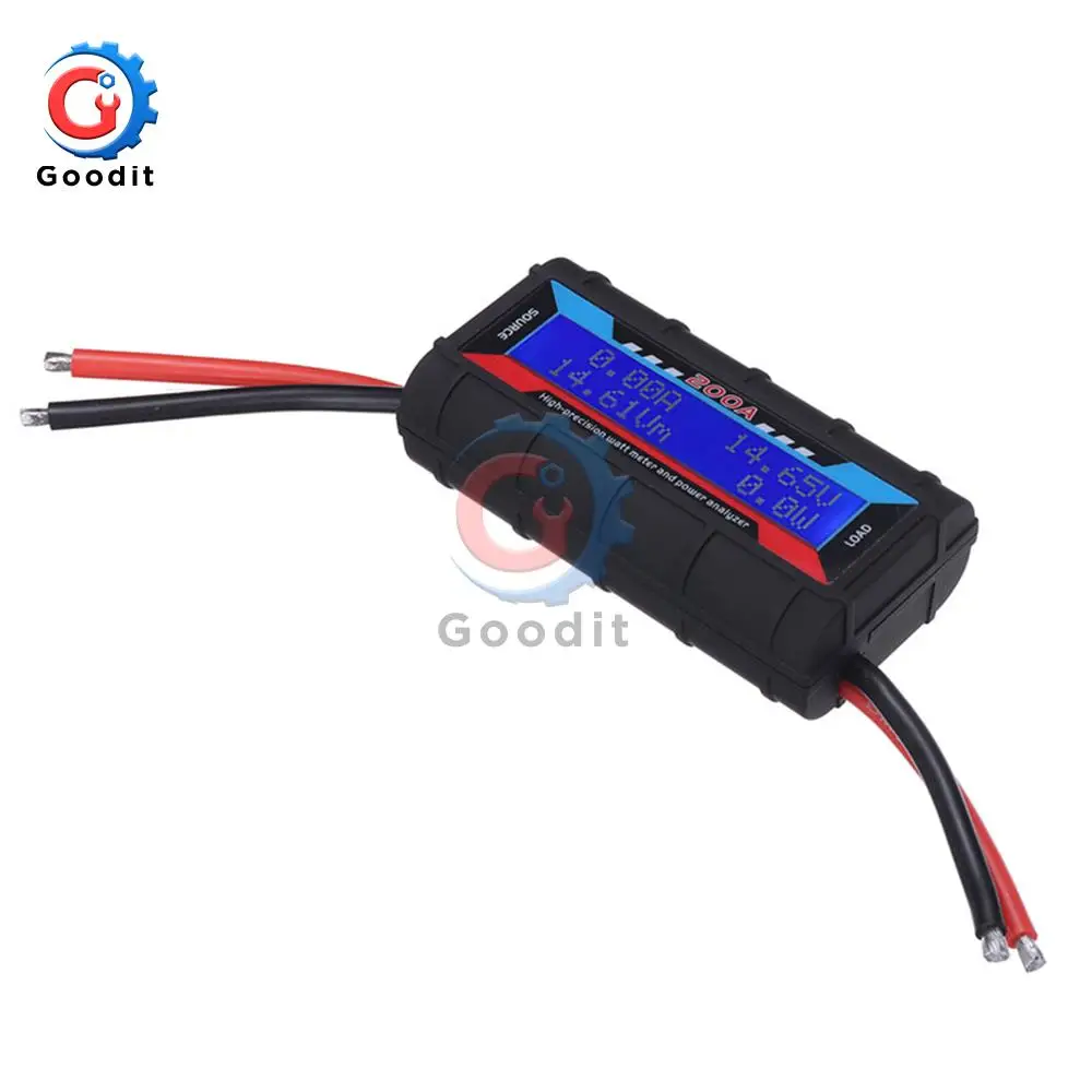 200A Voltmeter Ammeter RC Car Battery Tester Voltage Power Energy Electric Current Monitor Meter Digital Wattmeter DC 0-60V