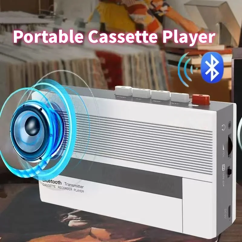 

Портативный ретро-радиоприемник с функцией записи, Bluetooth-колонка и беспроводной передачей данных