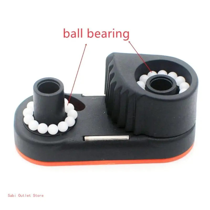 Nylon 2 Row Cams Cleat Bearing Rope Clamp for Pilates Equipment Marine Kayak