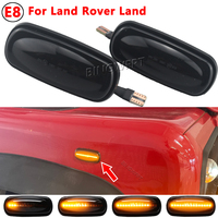 1 Pair For Land Rover Discovery 2 1999-2004 Defender Freelander 1 1997-2005 Dynamic Flowing Water LED Side Marker Light