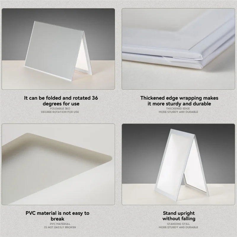 BNVN-لوحة ناشر التصوير الفوتوغرافي على شكل حرف V عاكس ضوء مسطح قابل للطي لتصوير صور الطعام والمنتجات