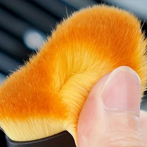 2 pcs Multifunctional Makeup Brush Cup Wine Cup Dust Removal From Car Curve Brush Type Powde Main Main Sales Washing Tank - №6