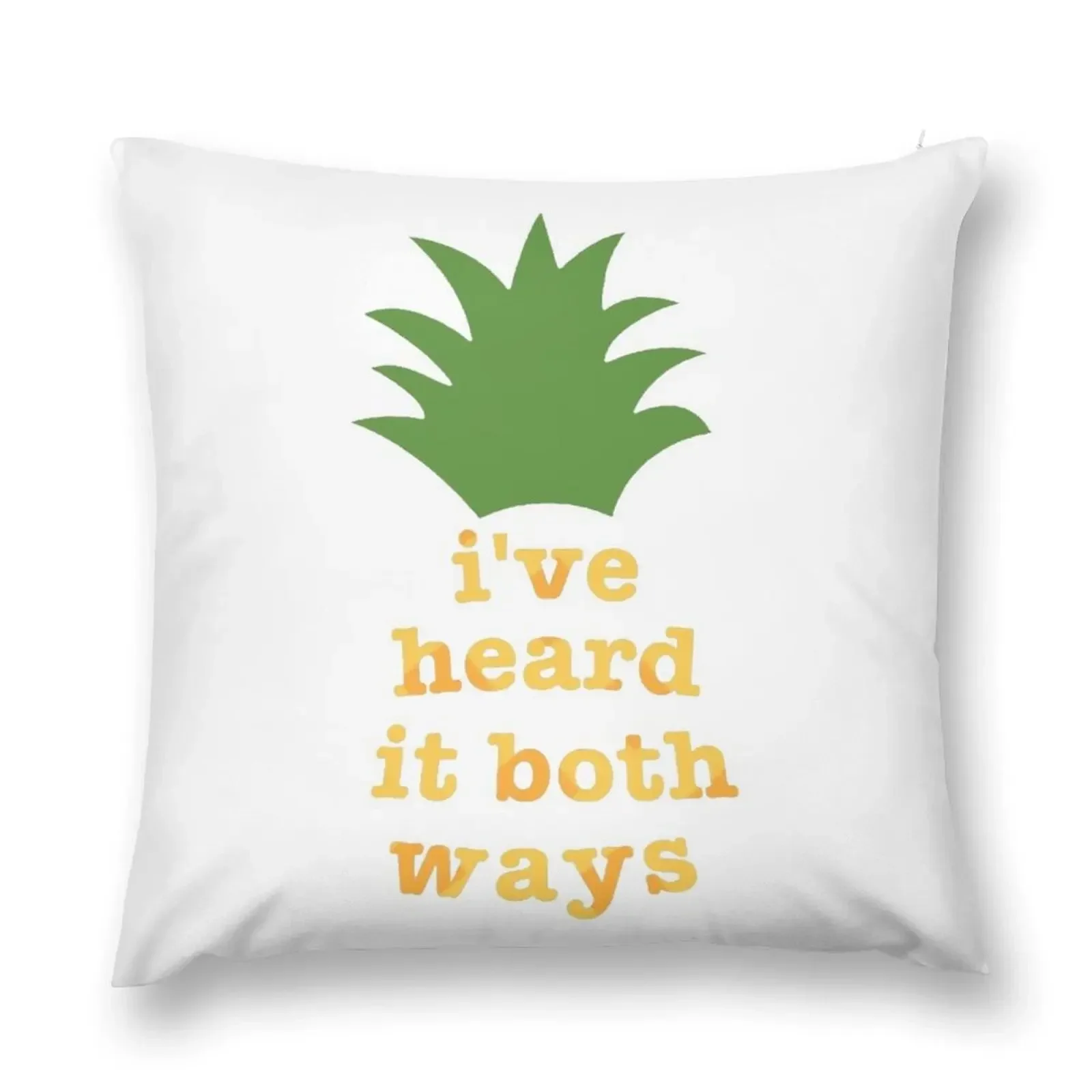 I've Heard It Both Ways Throw Pillow Rectangular Cushion Cover Cushions For Sofa ornamental pillows Luxury Pillow Cover pillow