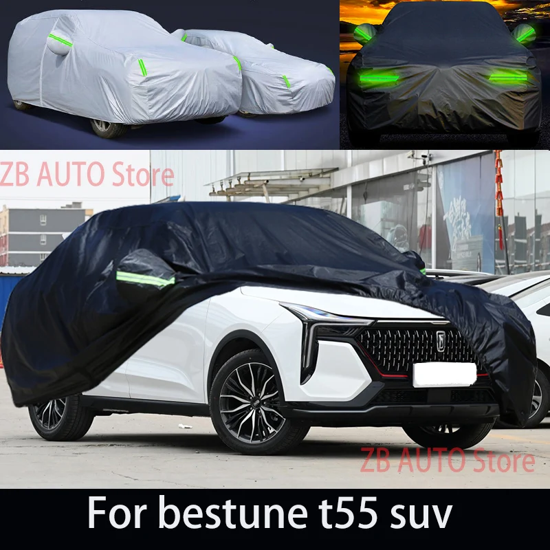 

For bestune t55 suv Outdoor Protection Full Car Covers Snow Cover Sunshade Waterproof Dustproof Exterior Car accessories