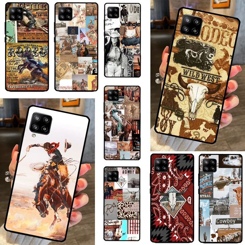 Cowboy Cowgirl Howdy Western Ranch Case For Samsung Galaxy A54 A34 A14 A53 A33 A13 A52 A32 A12 A51 A71 A21S A52S A11 A31 Case