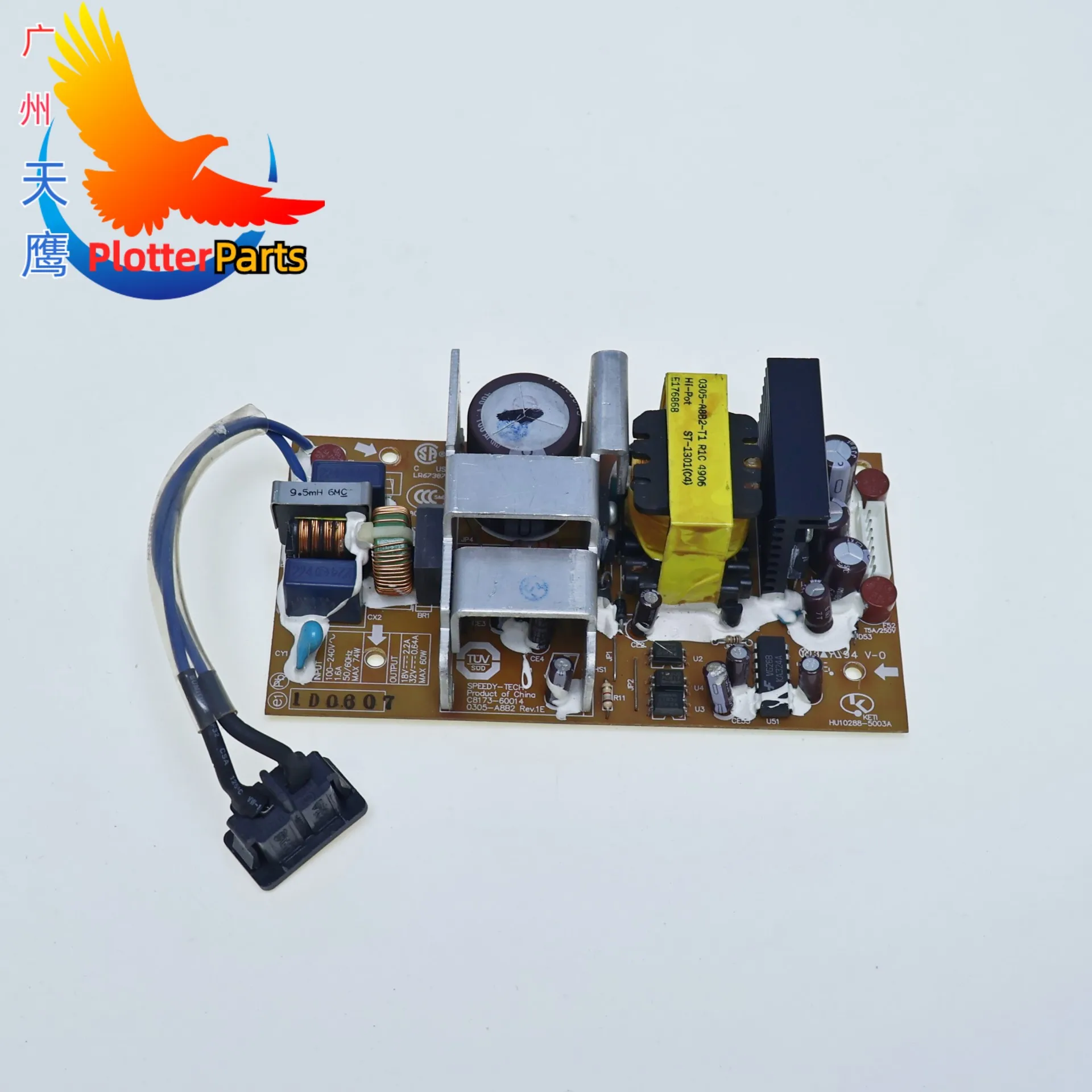 

Old model printer Power supply PC board for HP Deskjet 1280 1220C 9800 9800d 9300 1180 1120C 1125C A3 Paper
