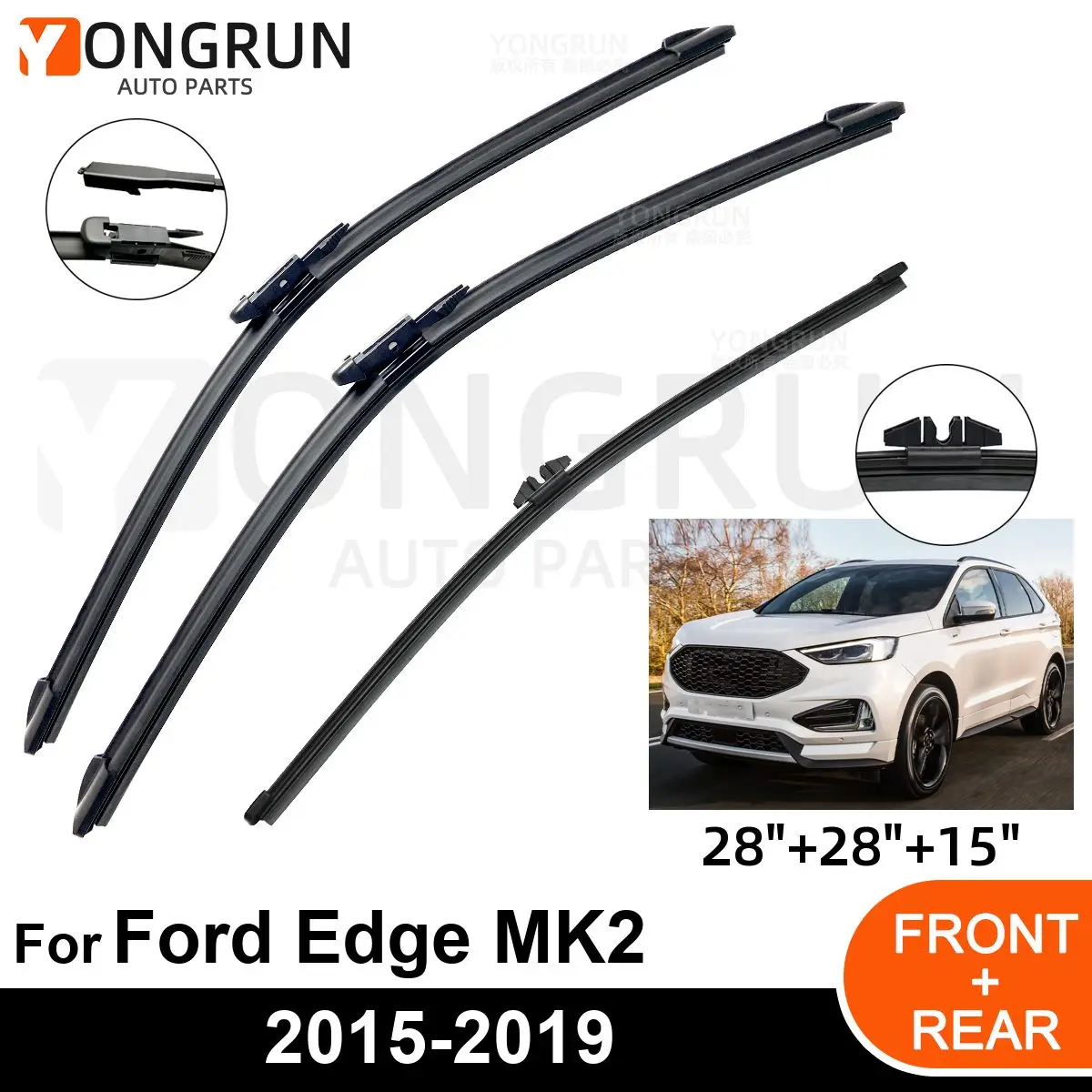 

Щетка стеклоочистителя для Ford Edge MK2 Endura 2015-2019, 3 шт.