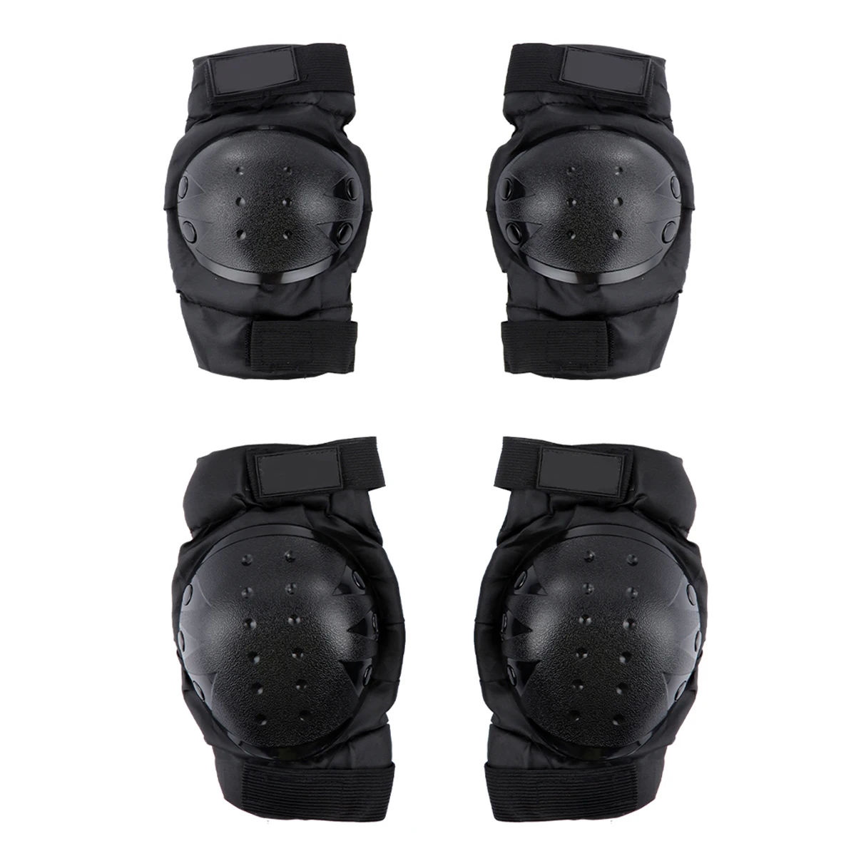 

4pcs Sports Protective Gear Fashionable Abs Plastic Cycling Scooter Knee Elbow Pads for Outdoor Roller Skating Safety