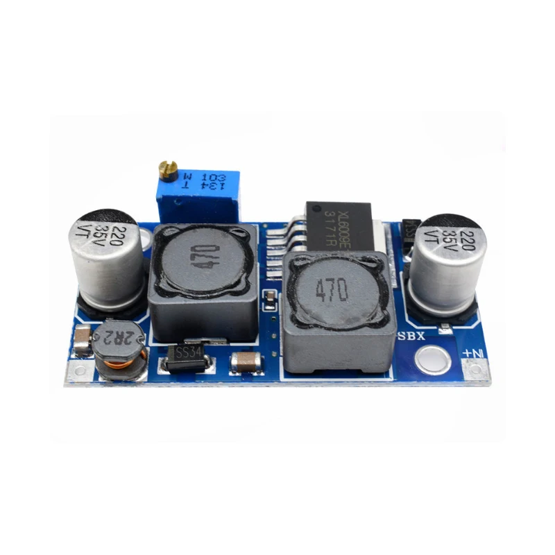 Módulo conversor buck boost xl6009, 3a 1.25-35v, ajustável, step up down para arduino raspberry pi, fonte de energia solar, laboratório diy, bms