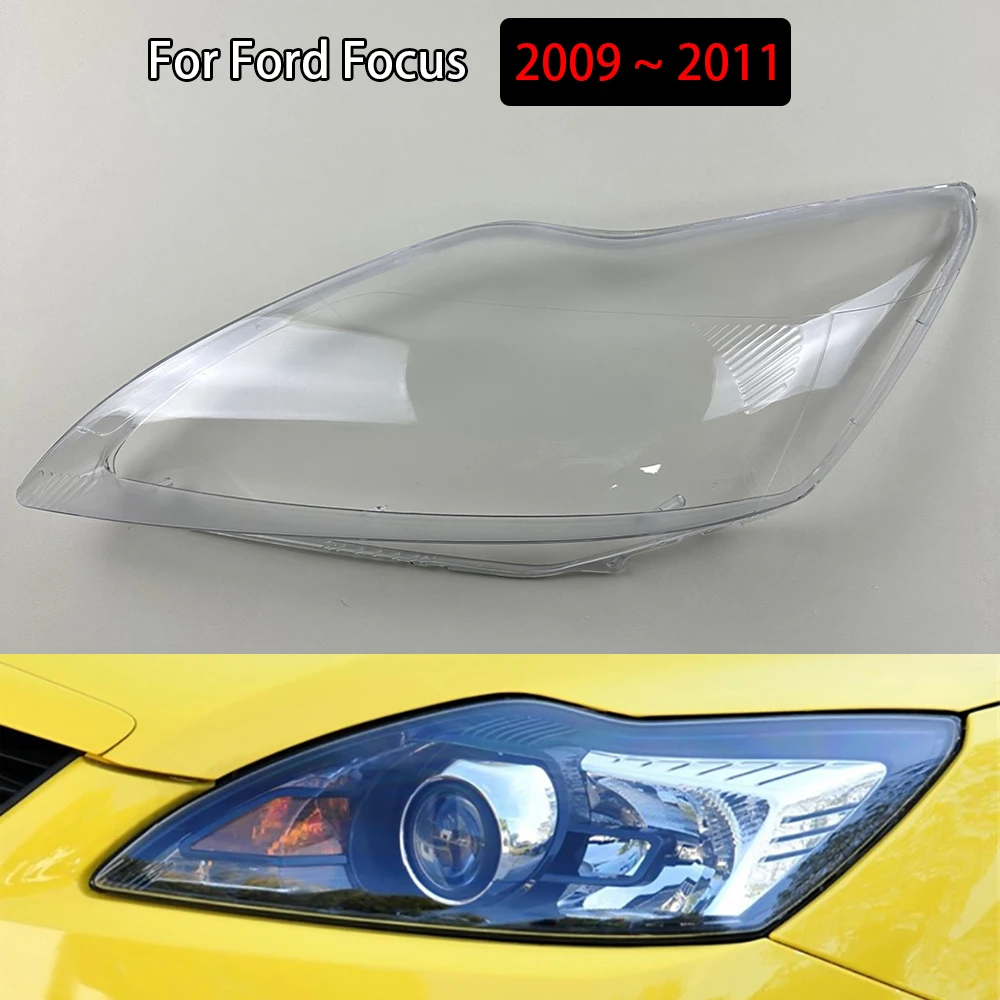 

Headlamp Cover Transparent Lamp Shade Shell Lens Plexiglass Replace Original Lampshade For Ford Focus 2009 2010 2011