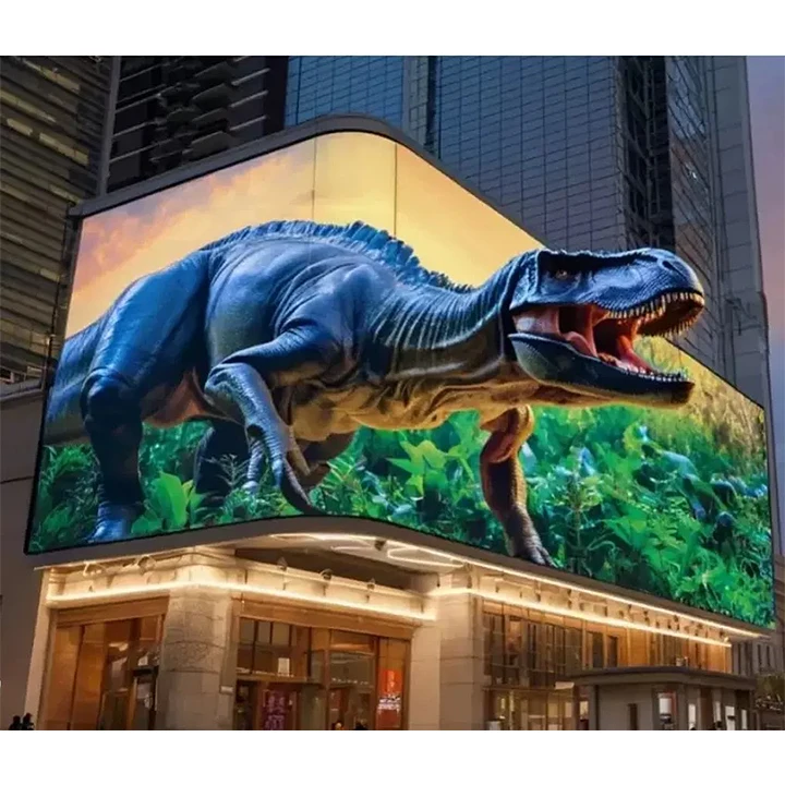 Customized High Brightness Full Color P5 P6 P6.67 P8 Energy-saving Led Screens Outdoor Billboard Advertising Display