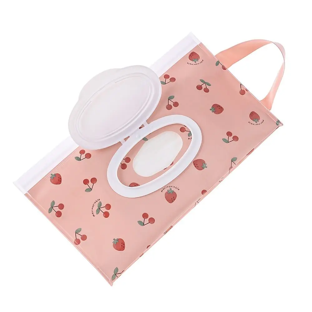 Tragbare eva Feucht tücher Tasche Flip Cover mit Schnalle Tücher Halter Fall Feucht tuch Beutel Baby Produkt