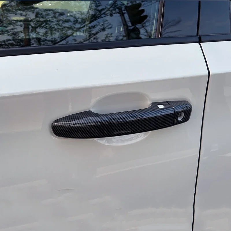 

For Honda Accord 2018 2019 2020 2021 3D Sticker Car Styling Carbon Fiber Door Handle Cover Trim Protection Accessories Auto Part