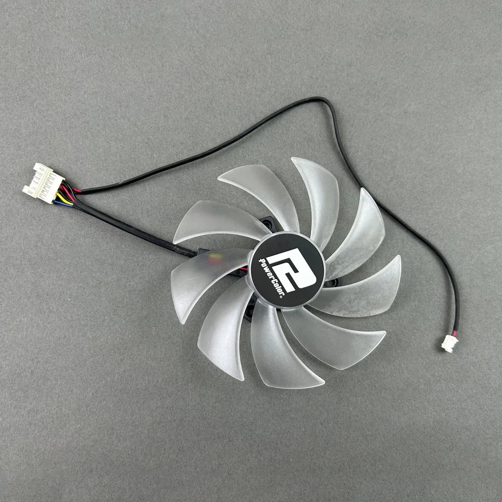Cooling Fan 95mm 4pin FD10015H12D RX6600XT 6650 GPU Fan for Powercolor RX 6650 6600 XT 7600XT Graphics Hellhound Card