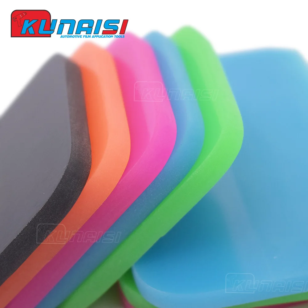 KUNAIS1pcs I Rubber Squeegee Window Film Tint ScraperTools Car Wrap Vinyl install PPF Paint Protection Film TPU Rubber Squeegee