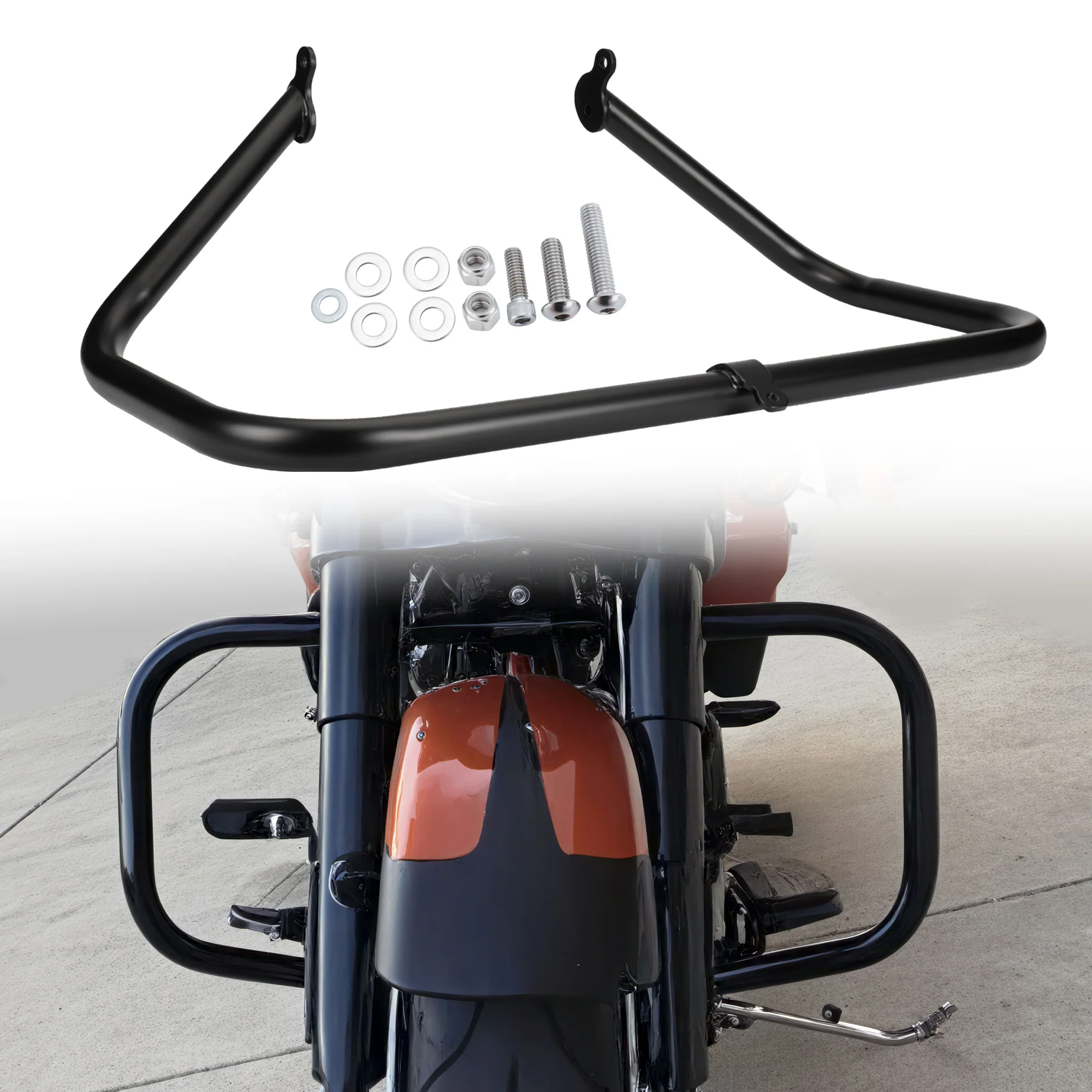 

Touring 1.25" Engine Guard Highway Crash Bar for Harley 2009-2020 Road King Street Glide Electra Glide Trike Models
