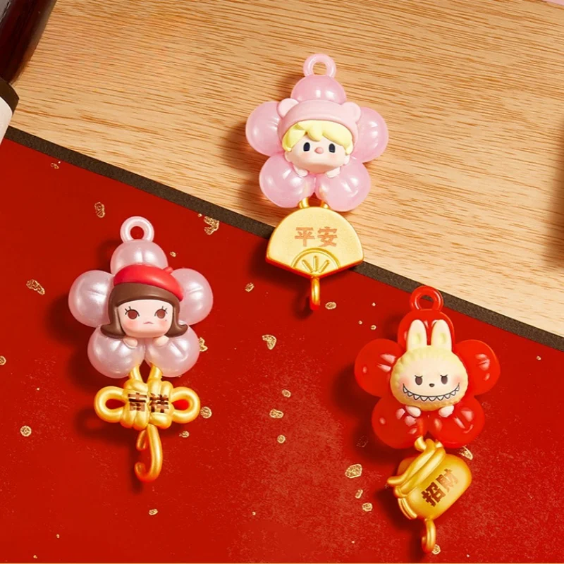 2025 The Golden Snake Celebrates The New Year Series Blind Box Labubu Door Hanger&Mini Dolls Pendant Mystery Box New Year Gifts