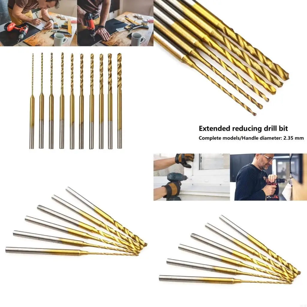 

964E Tiny Drill Bit Collection Speed Steel Mini Drill Bits set Precisions Mini Drill Bit Set Upgrades for Versatile Use