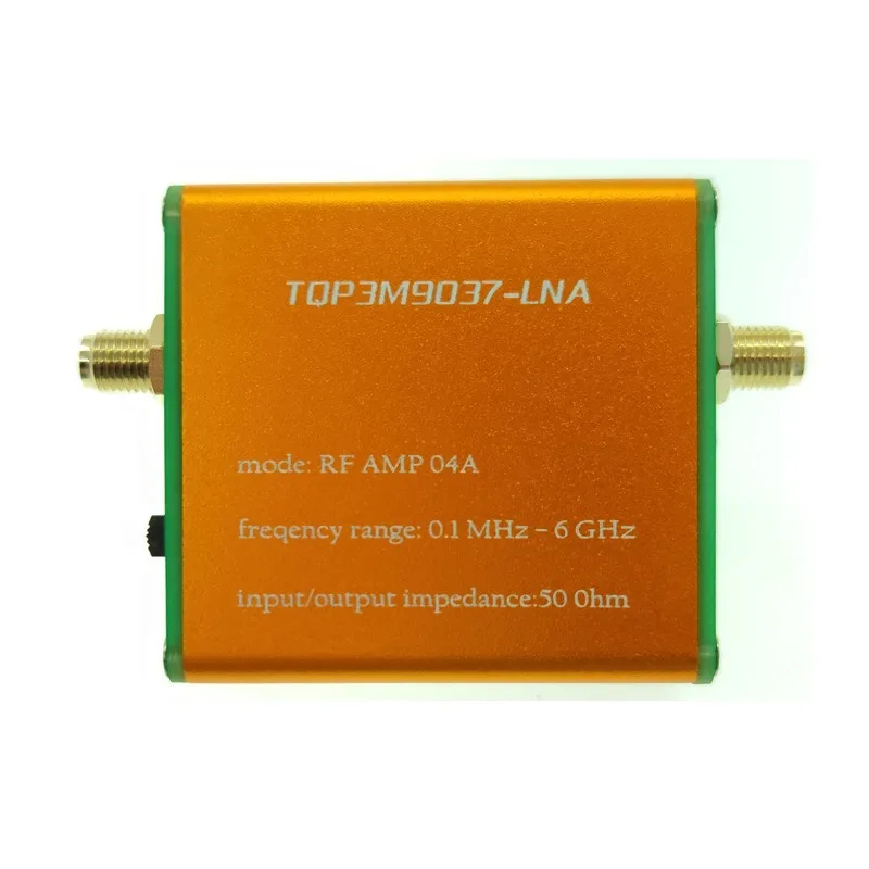 Módulo amplificador de 0,1 MHz-6 GHz Amplificador de bloque de ganancia de ruido ultrabajo de amplio rango de frecuencia para radio definida por software RF de onda corta