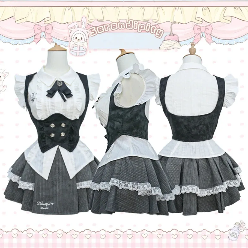 Y2k خمر 3 قطعة مجموعة النساء Preppy نمط القوطية الأبيض قميص سترة كعكة صغيرة تنورة دعوى الإناث الكورية موضة ملابس أنيقة