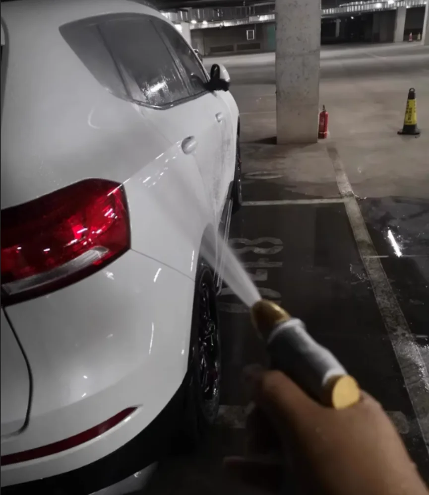 

Household tap water high-pressure car wash water gun telescopic hose car wash cleaning water gun