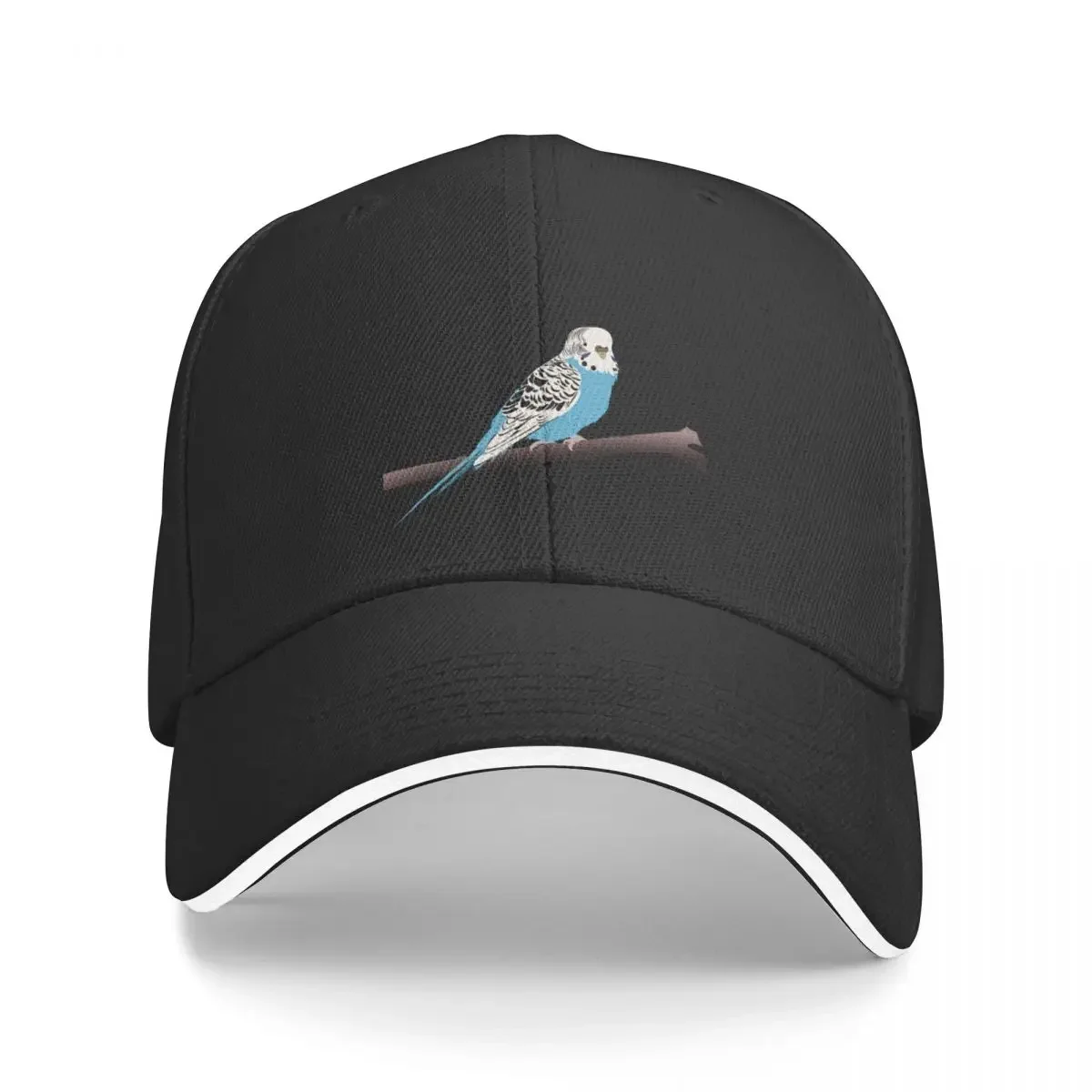 Blue Parakeet/Budgie Baseball Cap custom Hat Hip Hop Designer Hat Fashion Beach Boy Women's