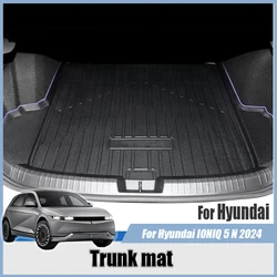 For Hyundai IONIQ 5 N 2024 Trunk mat Tail box Anti dirty decorative protective pad Automotive interior modification