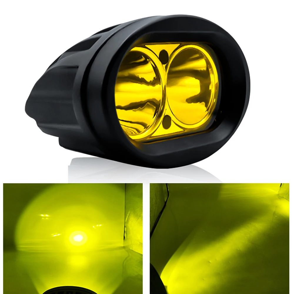 E-bike Fog Light LED motorcycle Headlight For Rad Power Bikes Car Led Work Lamp for Truck Tractor Trailer SUV ATV Off Road Flood