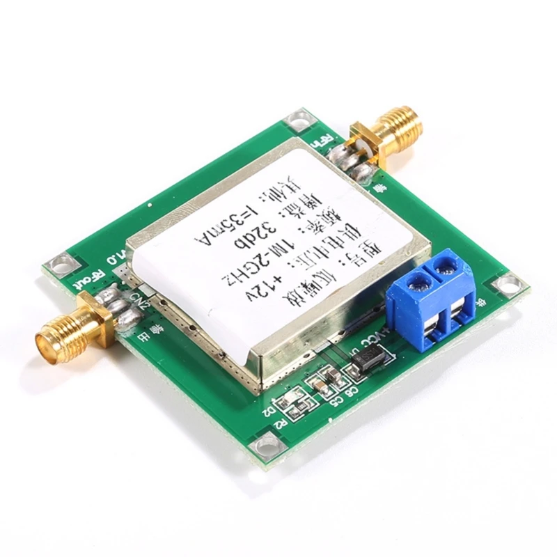 RF Amplifier 0.01 2000MHz, 32dB Gains, Low Noise Design Amplifier for Electronics Projects Boosting