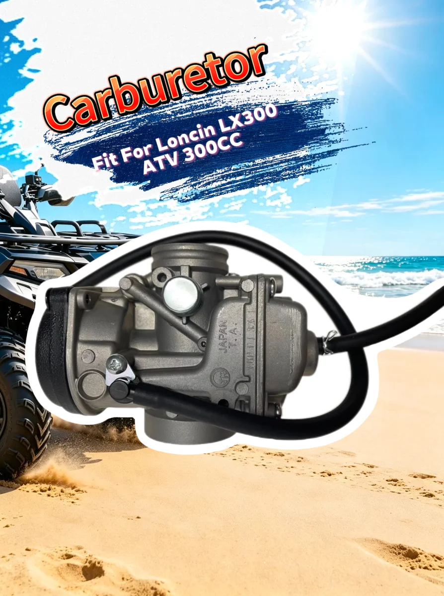 Carburetor Fit for Loncin LX300 ATV 300CC Quad Bike Engine Carb Assy