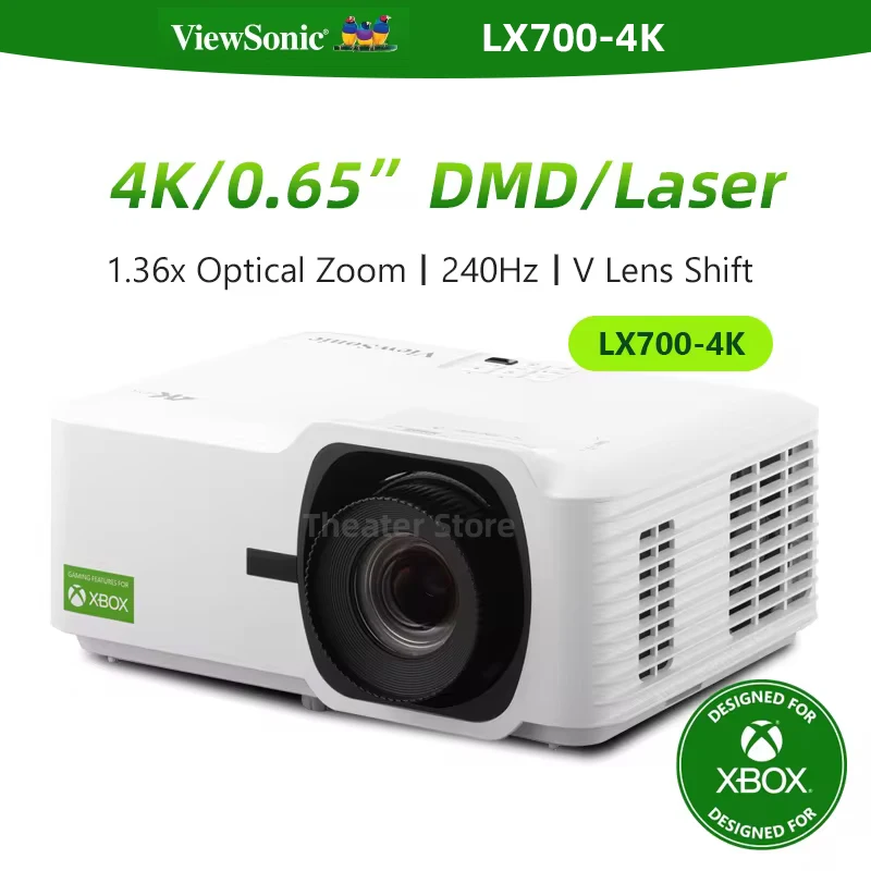 Viewsonic LX700-4K 4K Laser Projector 0.65