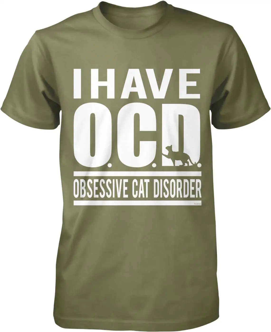 Мужская футболка I Have OCD Obsessive Cat Disorder HOOD_00476