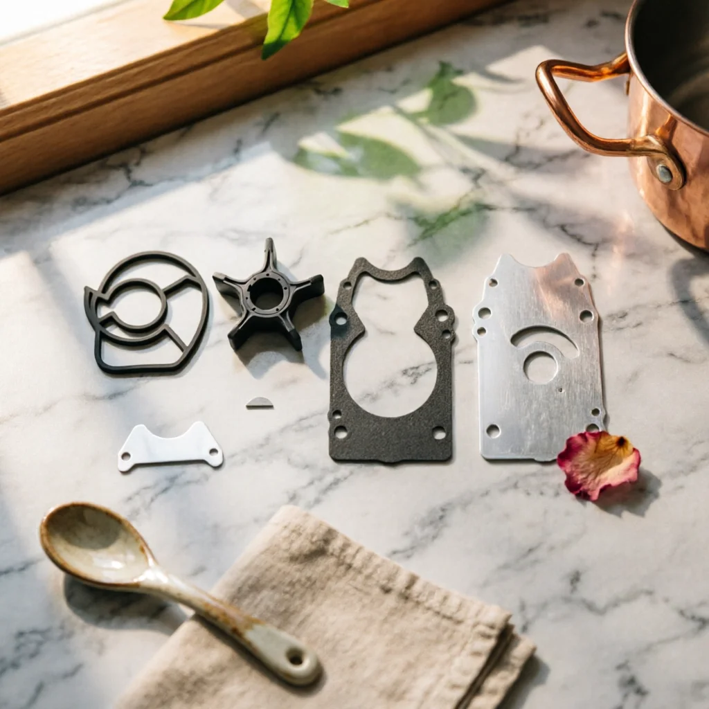 Marine Impeller Kit Water Pump Repair Set Haute Performance Installation Facile for Outboard Motor Cooling