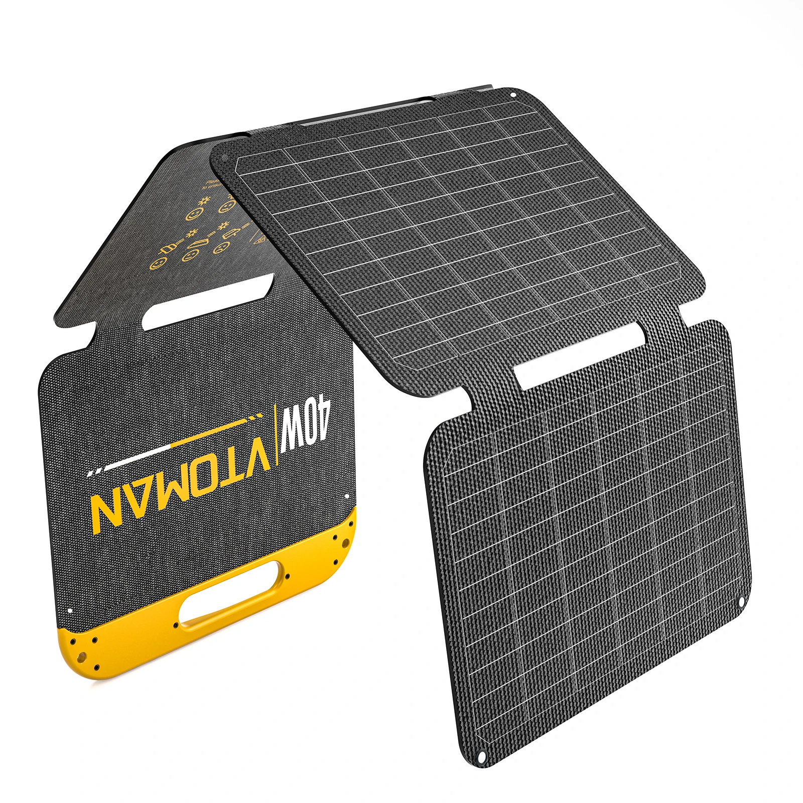 Portable 40W Waterproof Solar Panel Charger