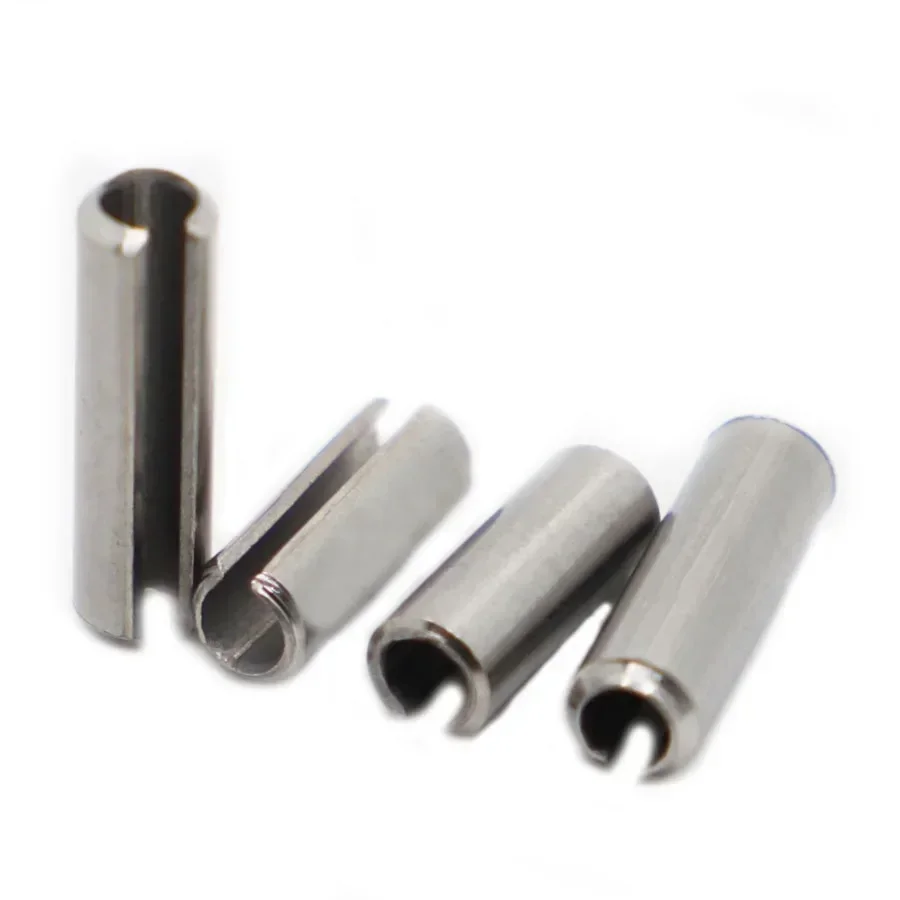 M1.5 M2 M2.5 M3 M4 M5 M6 M8 M10 304 Stainless Steel GB879 Elastic Cotter Cylindrical Positioning Tension Dowel Roll Spring Pin