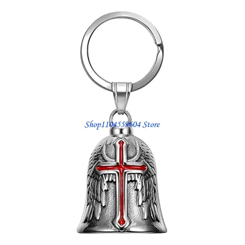 

12QM Motorcycle Luck Bells Vintage Punk GuardiansWing Bells Hanger