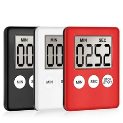 LED Display Kitchen Timer Digital Cooking Baking Loud Alarm Countdown Cooking Magnet Clock Sleep Clock Kitchen Eggs Timer