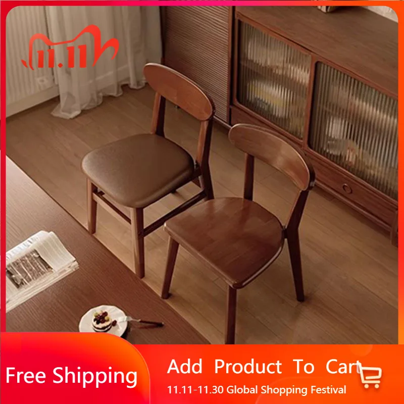 

Wooden Restaurant Dining Chairs Ergonomic Designer Comfortable Dining Chairs Hotel Modern Sillas Para Comedor Kitchen Furniture
