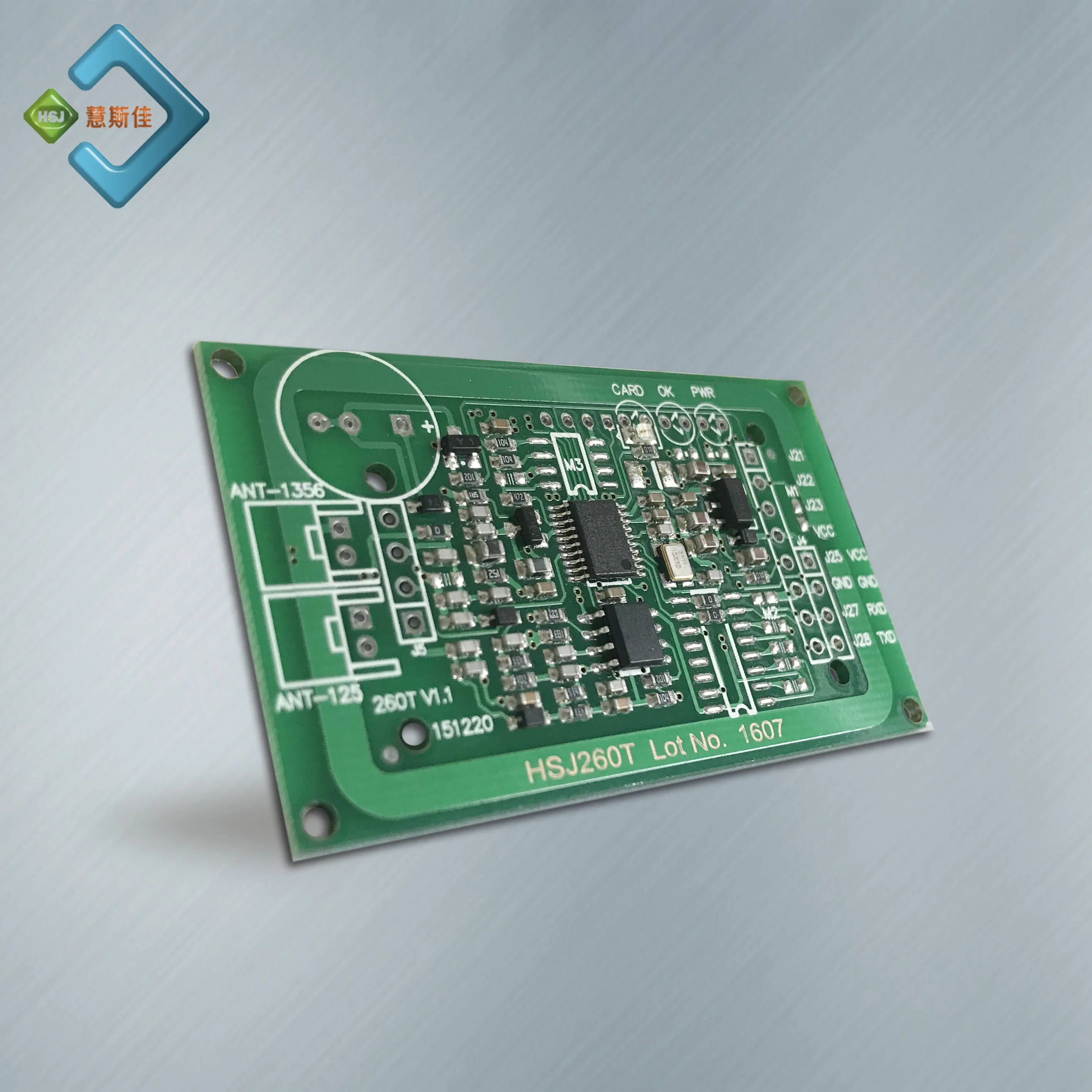 Hsj260t Dual Frequency Card Reading Module RFID Module Card Swiping High and Low Frequency Induction