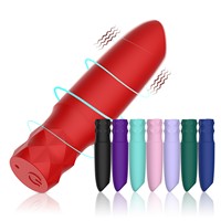 Waterproof 10 Modes Quiet Powerful Handheld Electric Bullet Bullet Massage Rod Travel Portable Silicone Massage Ball For Women