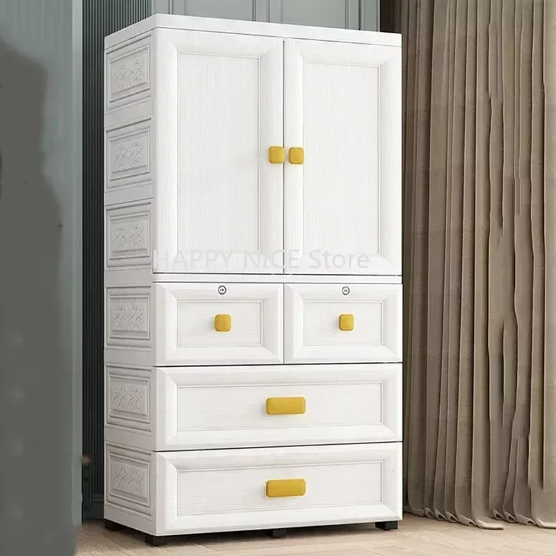 Armario Modular de almacenamiento de ropa, organizador de Armarios para bebés, cajón de plástico, muebles de dormitorio