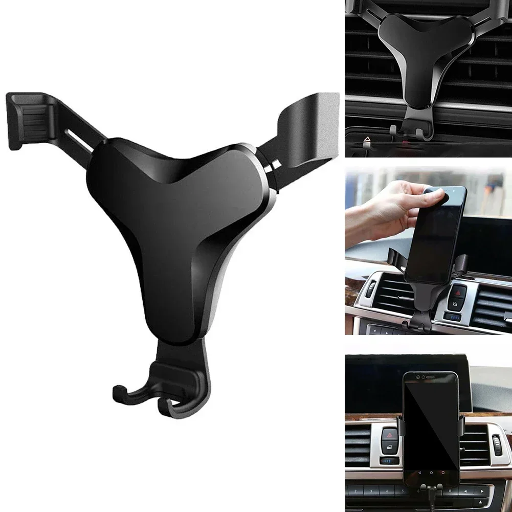 Suporte do telefone do carro gravidade ventilação de ar do carro montar suporte smartphone gps suporte para iphone-samsung-xiaomi-huawei-lg novo usado