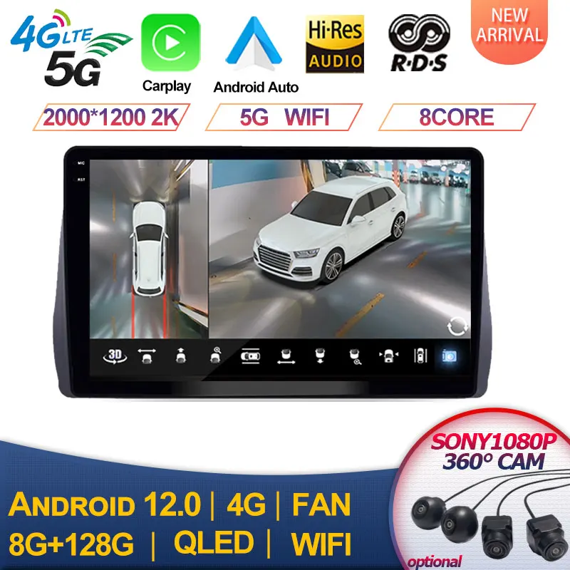 

10" Android 13 For TOYOTA WISH 2 2009-2015/2016/2017/2018 Car Radio Multimedia GPS Navigation Navi Player Auto Stereo 2din WIFI