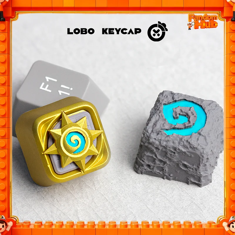 

Hearthstone Themed Backlit Custom Resin Keycap Single Mechanical Keyboard Key Cap Toy Gift For Fans