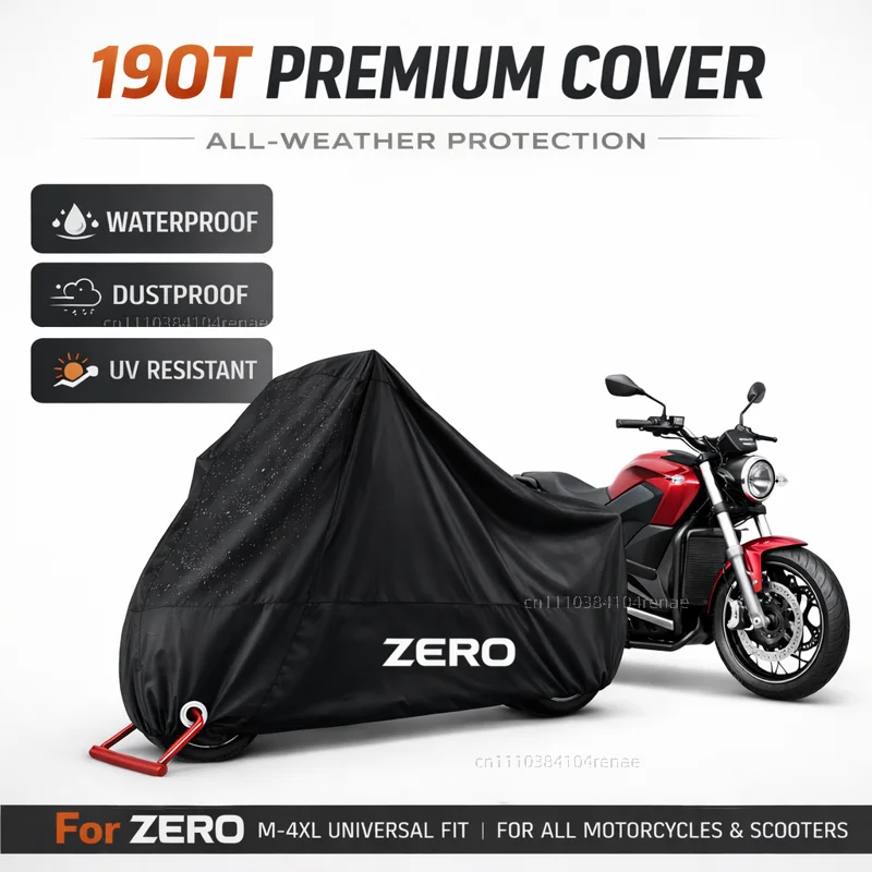 

For ZERO SR/S SR/F SR S FXE DSR/X DSR DS FX 190T Motorcycle Cover Waterproof Dustproof UV Protection All Season
