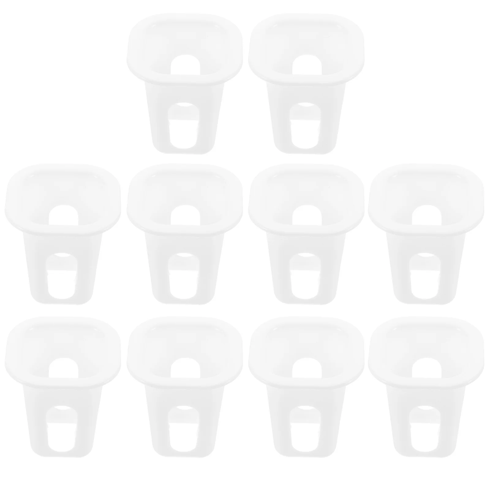 Cestas de plantio hidropônico de plástico pp quadrado, 50 peças para orquídeas, tomates, pimentas, vasos de cultura sem solo, copos de cultivo de vegetais