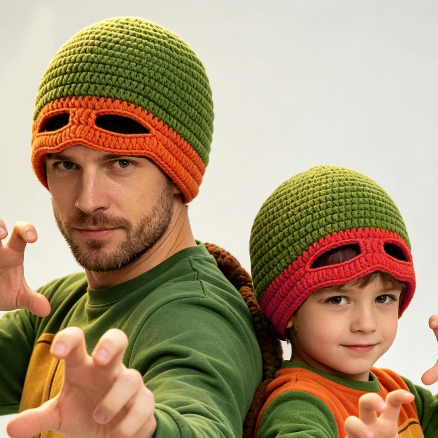 Kids Outdoor Ninja - El Yapımı Ninja Kaplumbağa Tığ İşi