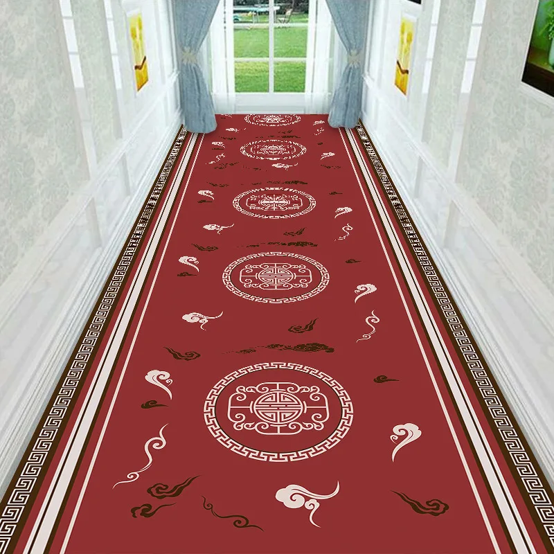 VIKAMA Corridor Floor Mat Hotel Corridor Step Pad Entrance Corridor Floor Carpet， Easy To Clean And Can Be Cut For Home Decor